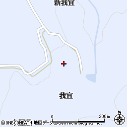 福島県伊達市保原町富沢新我宜67-2周辺の地図