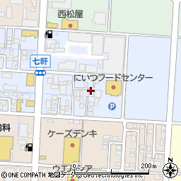 新潟県新潟市南区七軒172-1周辺の地図