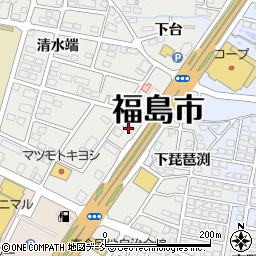 エイブルネットワーク　福島中央店周辺の地図