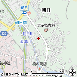 新潟県新潟市秋葉区朝日172周辺の地図