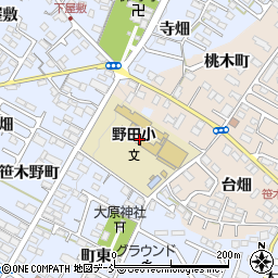 市立野田小学校周辺の地図