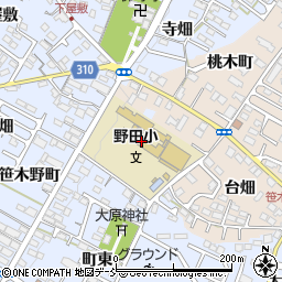 市立野田小学校周辺の地図