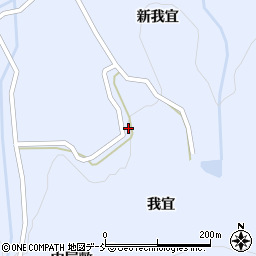 福島県伊達市保原町富沢我宜42周辺の地図