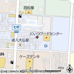 新潟県新潟市南区七軒172周辺の地図