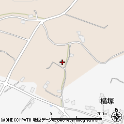 福島県福島市町庭坂（金沢）周辺の地図