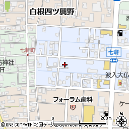 新潟県新潟市南区七軒130-8周辺の地図