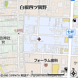 新潟県新潟市南区七軒130-7周辺の地図