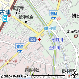 新潟県新潟市秋葉区朝日121-1周辺の地図