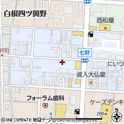 新潟県新潟市南区七軒146周辺の地図