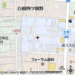 新潟県新潟市南区七軒130-3周辺の地図