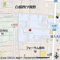 新潟県新潟市南区七軒130-5周辺の地図