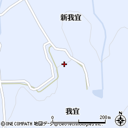 福島県伊達市保原町富沢新我宜34周辺の地図