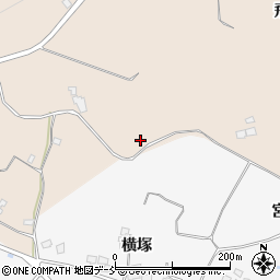 福島県福島市町庭坂金沢46周辺の地図