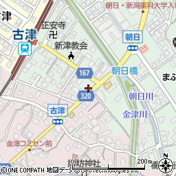 新潟県新潟市秋葉区朝日118-2周辺の地図