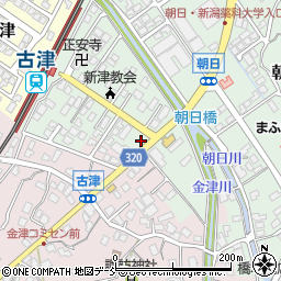 新潟県新潟市秋葉区朝日118周辺の地図