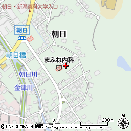 新潟県新潟市秋葉区朝日243-3周辺の地図