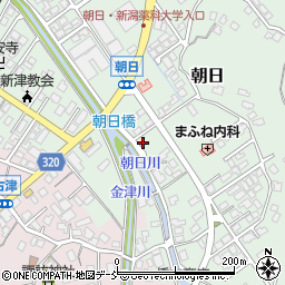 新潟県新潟市秋葉区朝日165周辺の地図