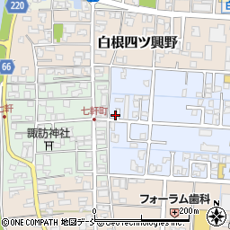 新潟県新潟市南区七軒241周辺の地図