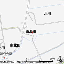 福島県相馬市日下石東北田周辺の地図
