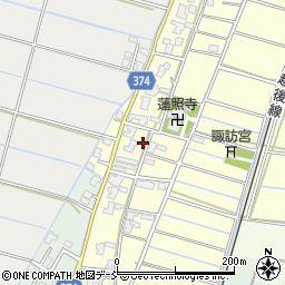 新潟県新潟市西蒲区中郷屋周辺の地図