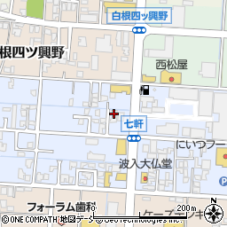 新潟県新潟市南区七軒222-4周辺の地図