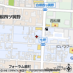 新潟県新潟市南区七軒222-4周辺の地図