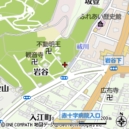 福島県福島市石田周辺の地図