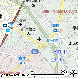 新潟県新潟市秋葉区朝日141-7周辺の地図
