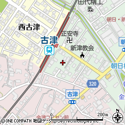 新潟県新潟市秋葉区朝日110周辺の地図