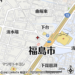 かつ丸福島西バイパス店周辺の地図