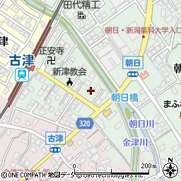 新潟県新潟市秋葉区朝日142周辺の地図