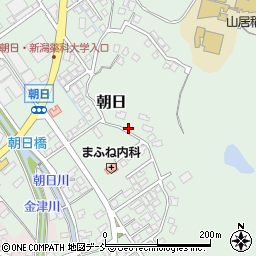 新潟県新潟市秋葉区朝日254周辺の地図