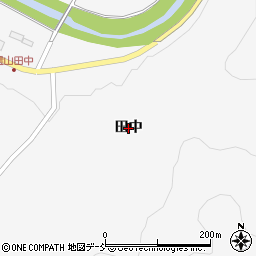 福島県伊達市霊山町山戸田（田中）周辺の地図
