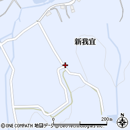 福島県伊達市保原町富沢新我宜46-2周辺の地図
