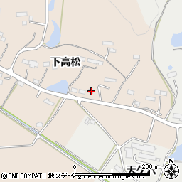 福島県相馬市坪田下高松163-1周辺の地図