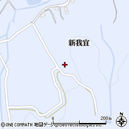 福島県伊達市保原町富沢新我宜46周辺の地図
