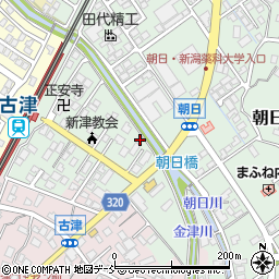 新潟県新潟市秋葉区朝日160周辺の地図