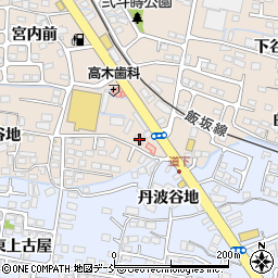 福島県福島市泉道下9周辺の地図