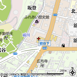 福島日産・板金塗装工場　ＢＰ福島店周辺の地図