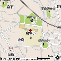 福島市立庭坂小学校周辺の地図