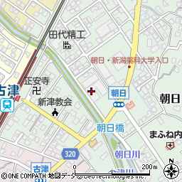 新潟県新潟市秋葉区朝日78周辺の地図