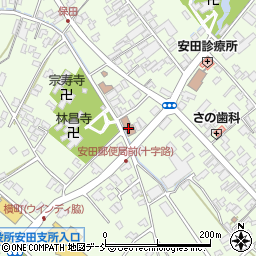 安田郵便局 ＡＴＭ周辺の地図