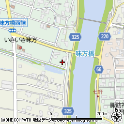 新潟県新潟市南区味方4周辺の地図