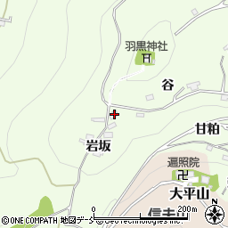 福島県福島市御山谷19周辺の地図