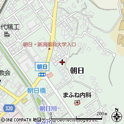 新潟県新潟市秋葉区朝日231周辺の地図