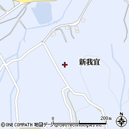 福島県伊達市保原町富沢新我宜周辺の地図
