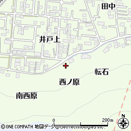 福島県福島市御山転石9周辺の地図