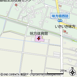 新潟市味方体育館周辺の地図