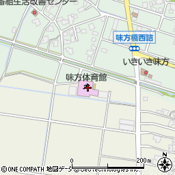 新潟市味方体育館周辺の地図