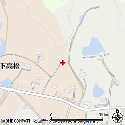 福島県相馬市坪田下高松253周辺の地図